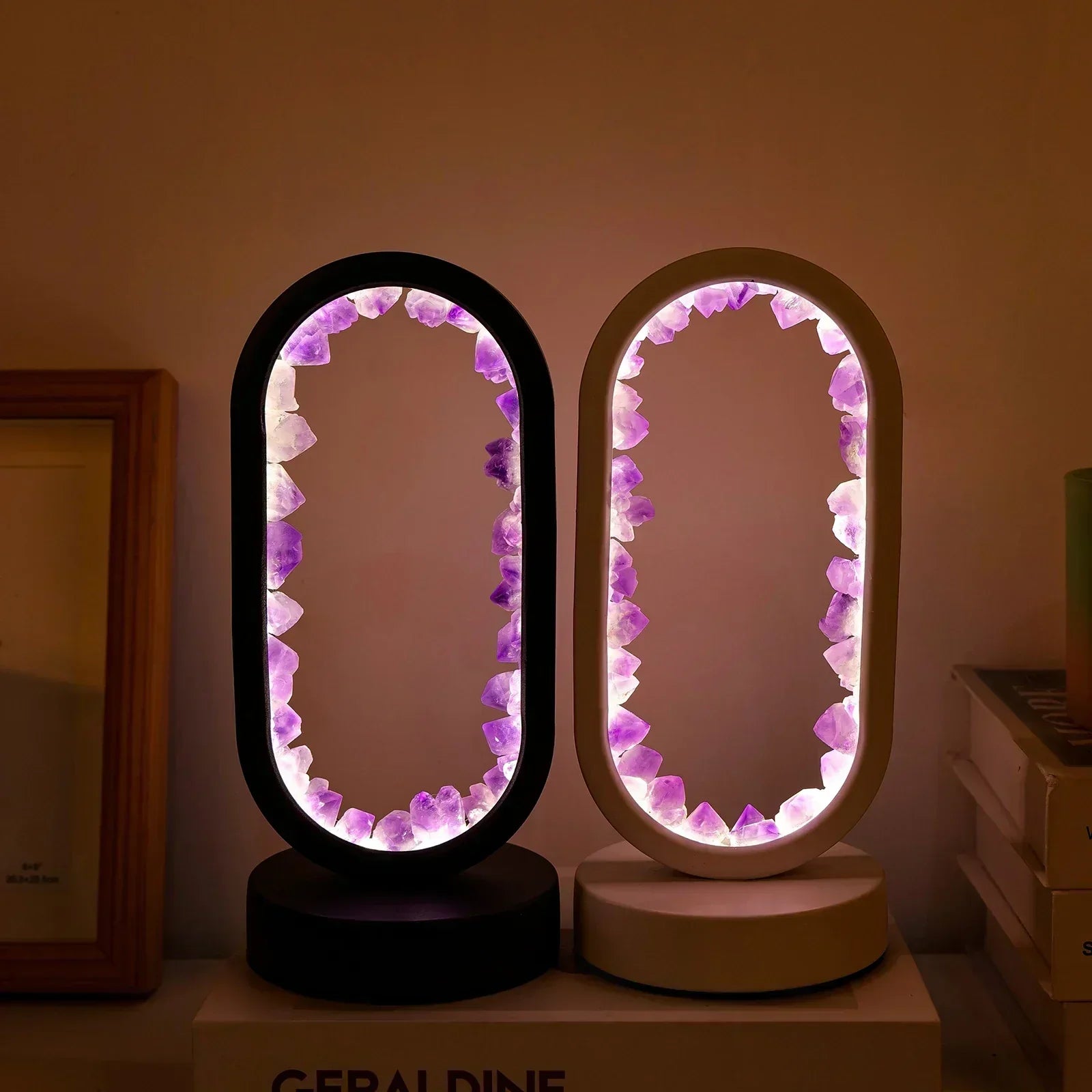 SereneGlow Amethyst Tranquility Lamp