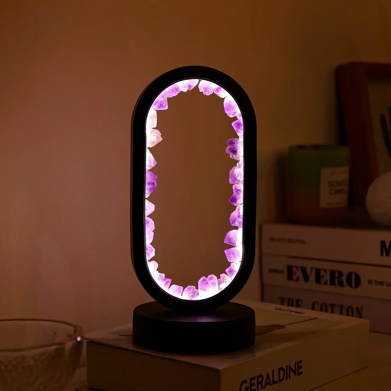 SereneGlow Amethyst Tranquility Lamp