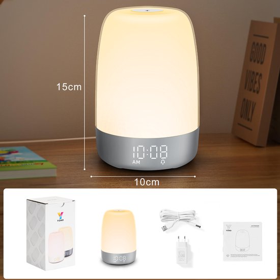 Harmony Dawn Light Alarm Clock with Soothing Sounds