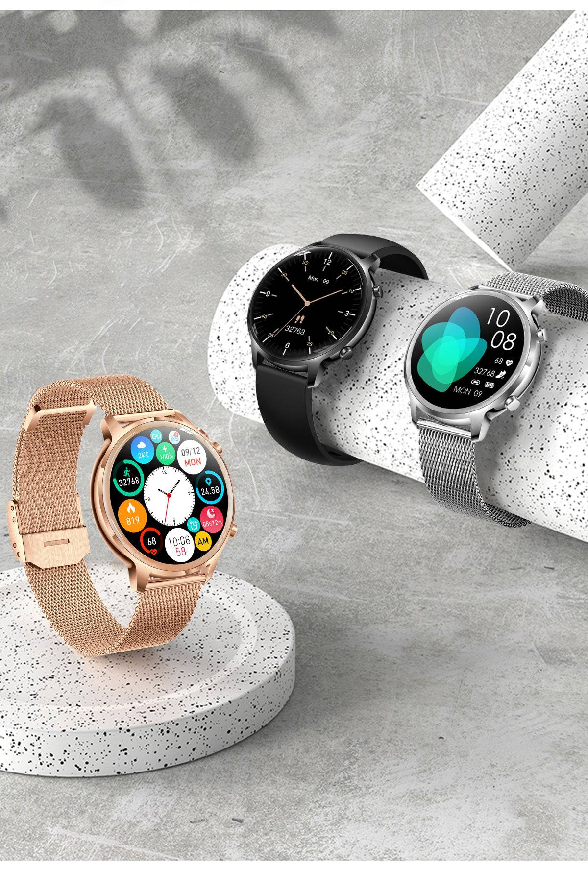 Luna Chic Smartwatch: Fashion-Forward Fitness Companion
