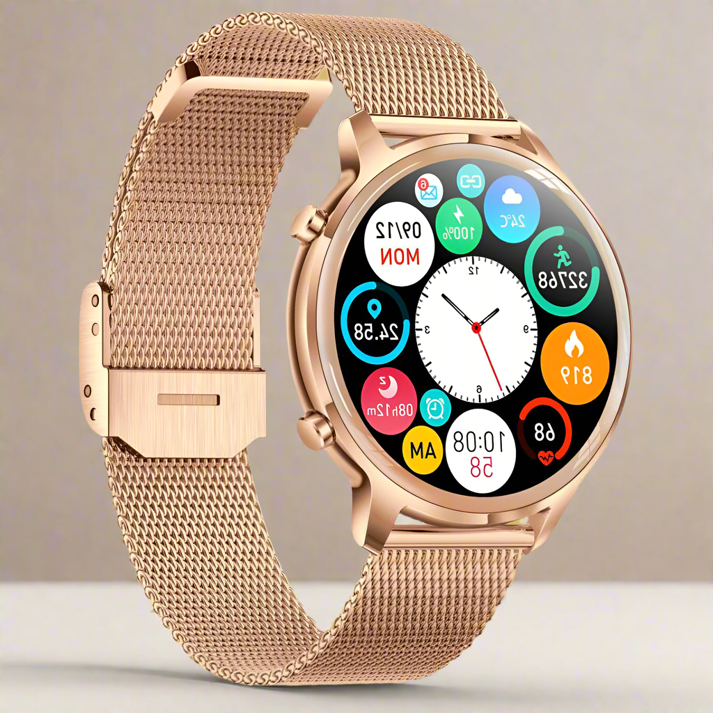 Luna Chic Smartwatch: Fashion-Forward Fitness Companion