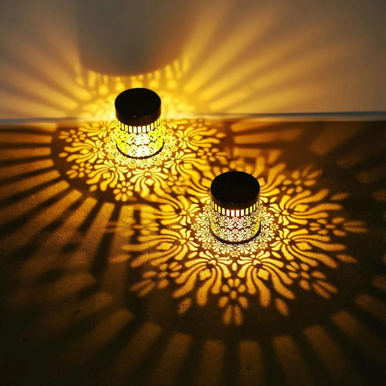 Outdoor Light | Peony Pattern | Wireless Installation | Night Bloom