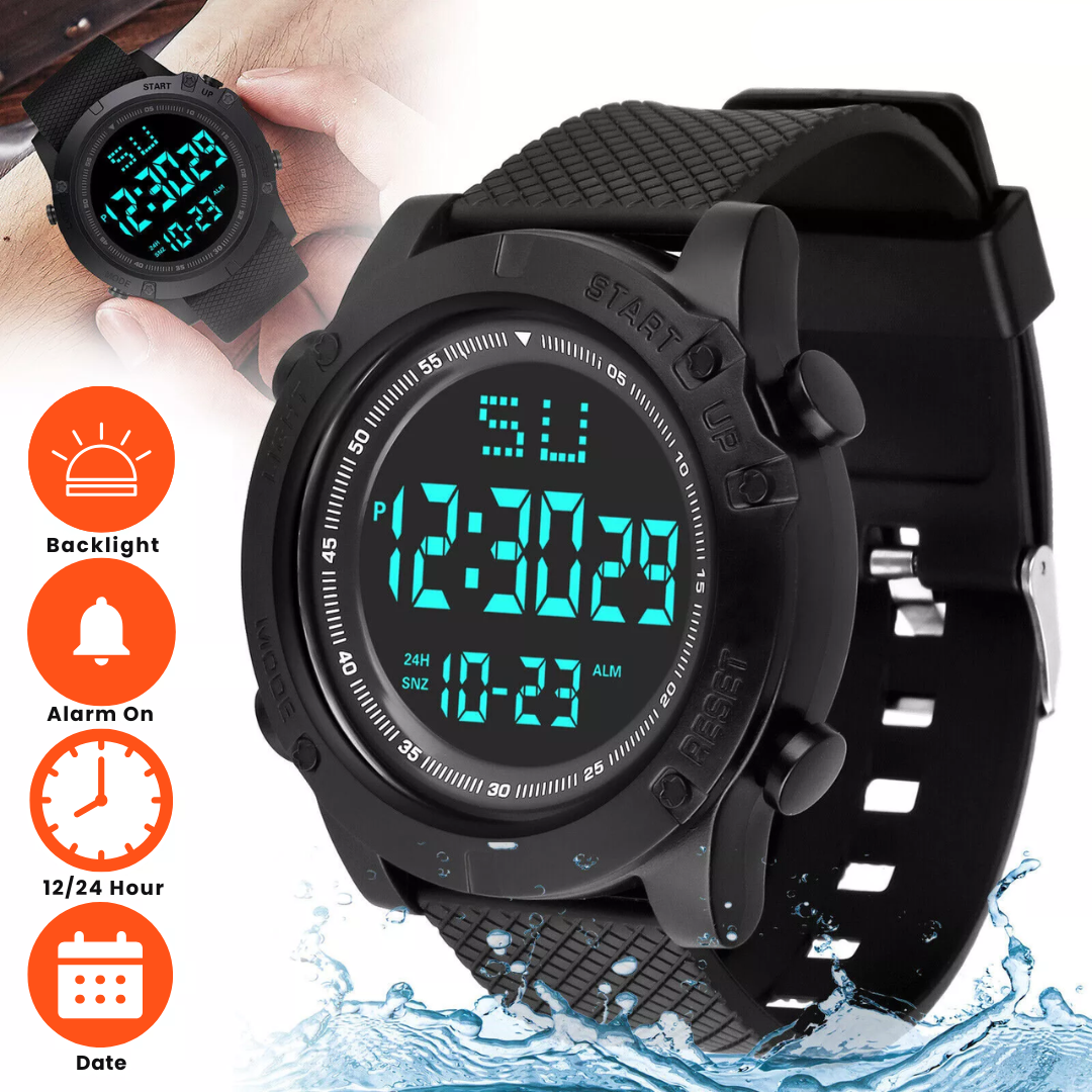 ActivePro Digital Watch – Rugged & Waterproof for Adventurers