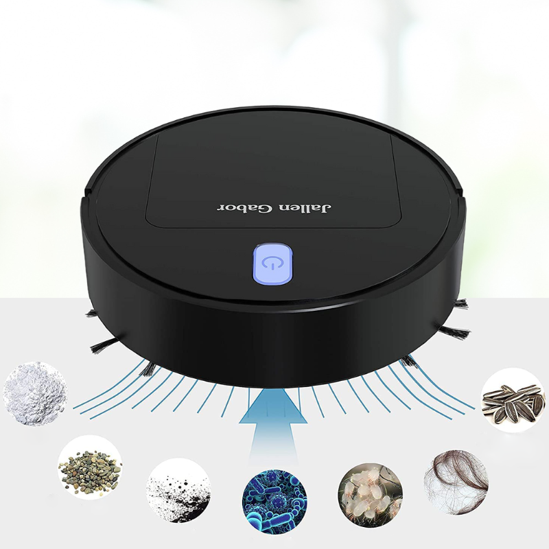 SmartClean 360° Robotic Vacuum with Advanced Navigation