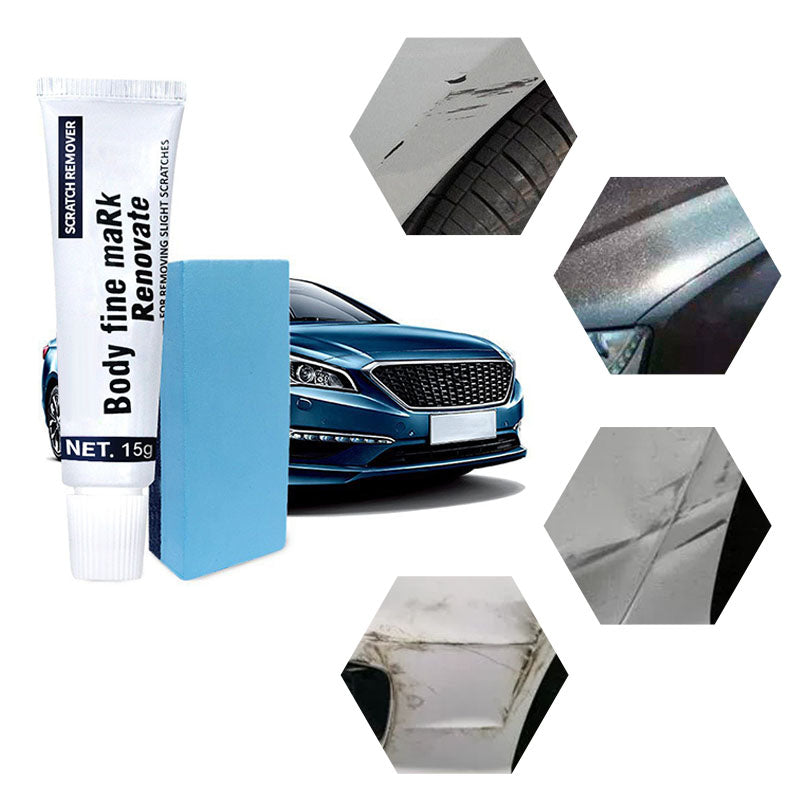 Car Paint Scratch Repair Paste | Polish & Protective Coating | Includes Applicator Sponge