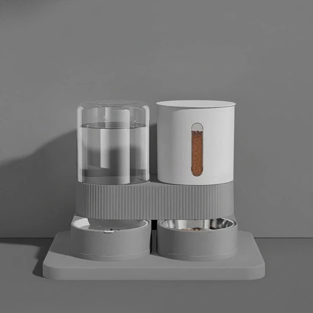Automatic Pet Feeder with Rotating Bowl Design