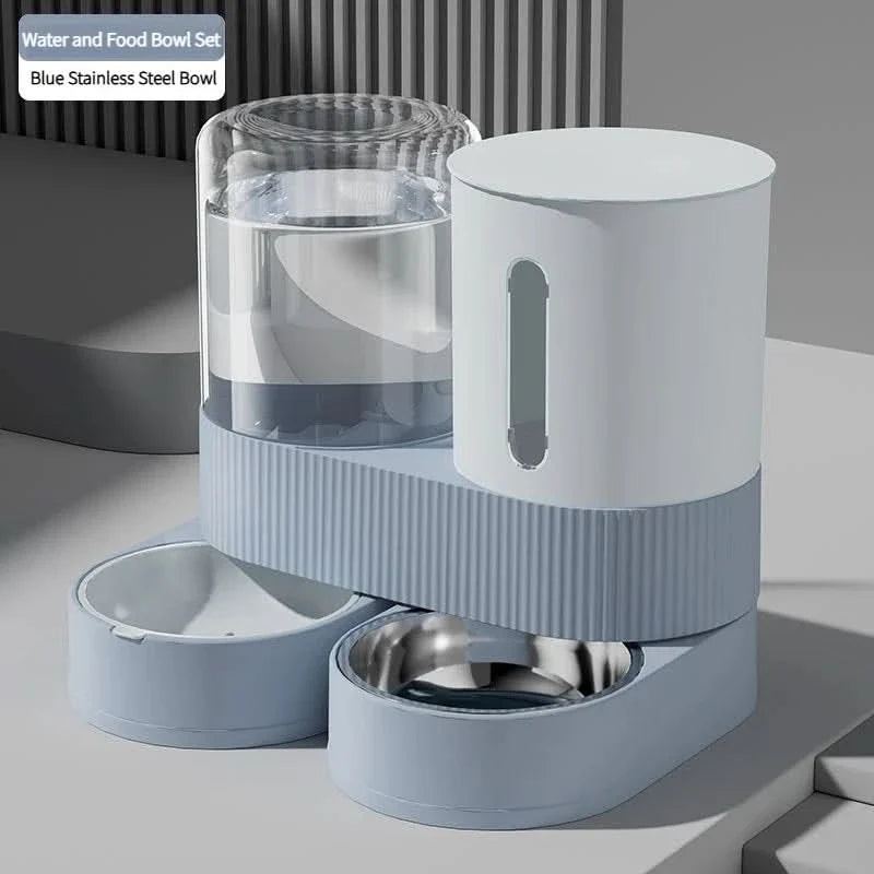 Automatic Pet Feeder with Rotating Bowl Design