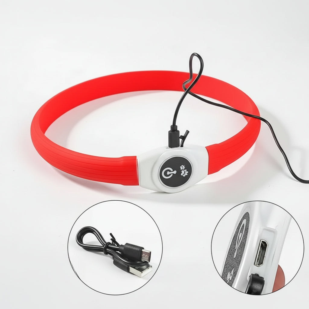 Illuminate Your Dog's Safety with Our Bright LED Collar
