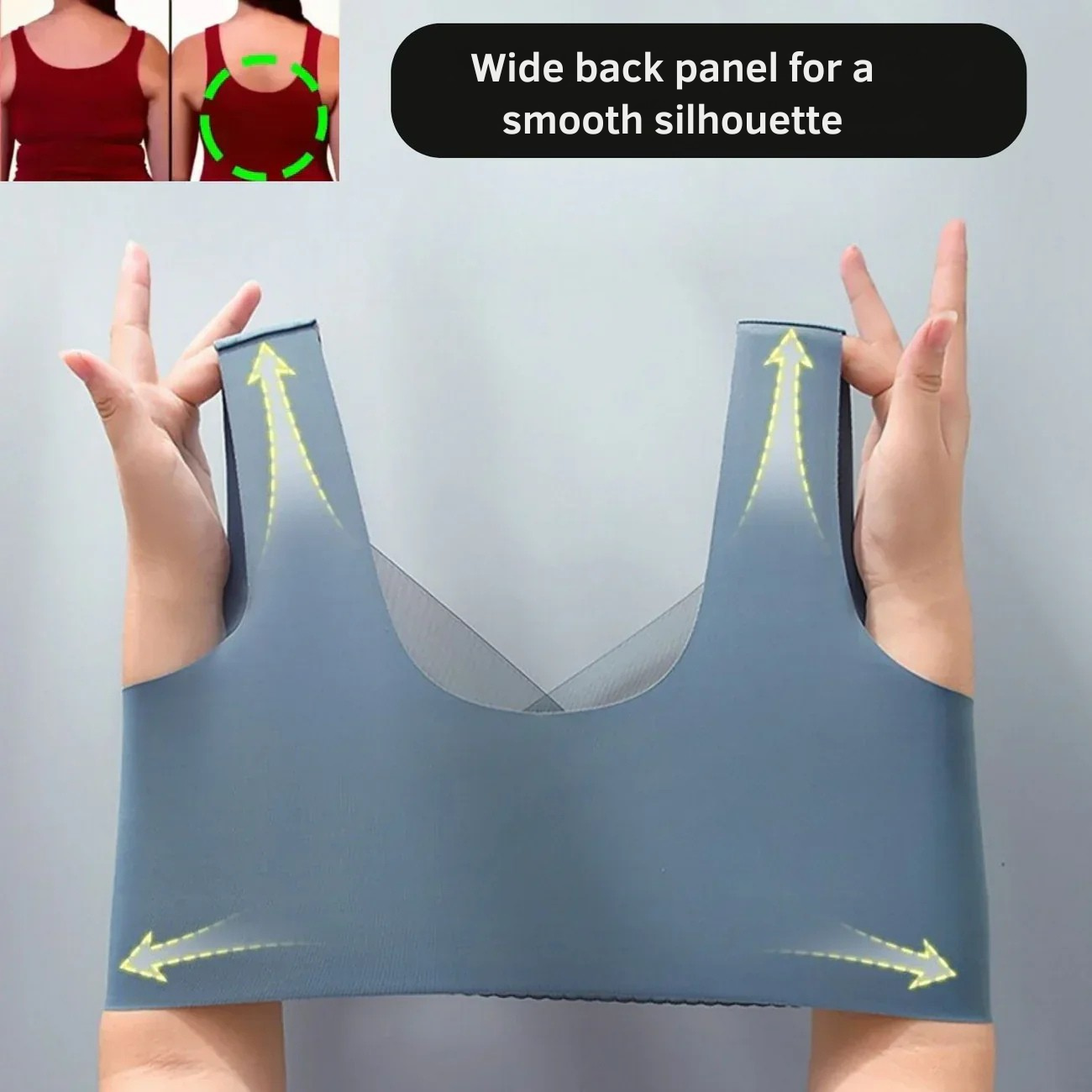 Seamless Comfort Bra without Underwire | Gentle Push-Up Support