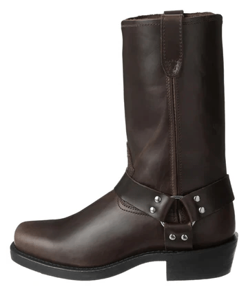 Men's Rugged Waterproof Boots with Stylish Harness Design