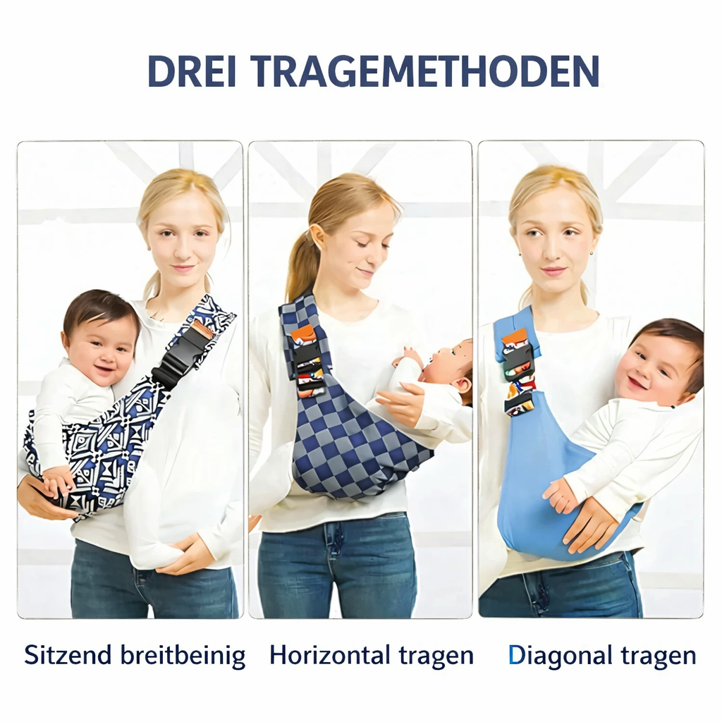 Adjustable Ergonomic Baby Sling with Shoulder Strap