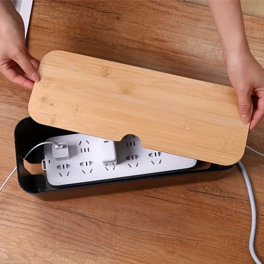 Natural Elegance Cable Organizer for Home and Office