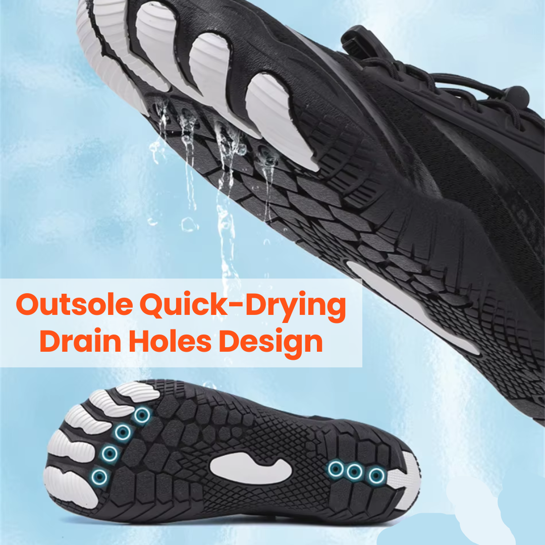 Lightweight Flexible Minimalist Shoes with Wide Toe Space
