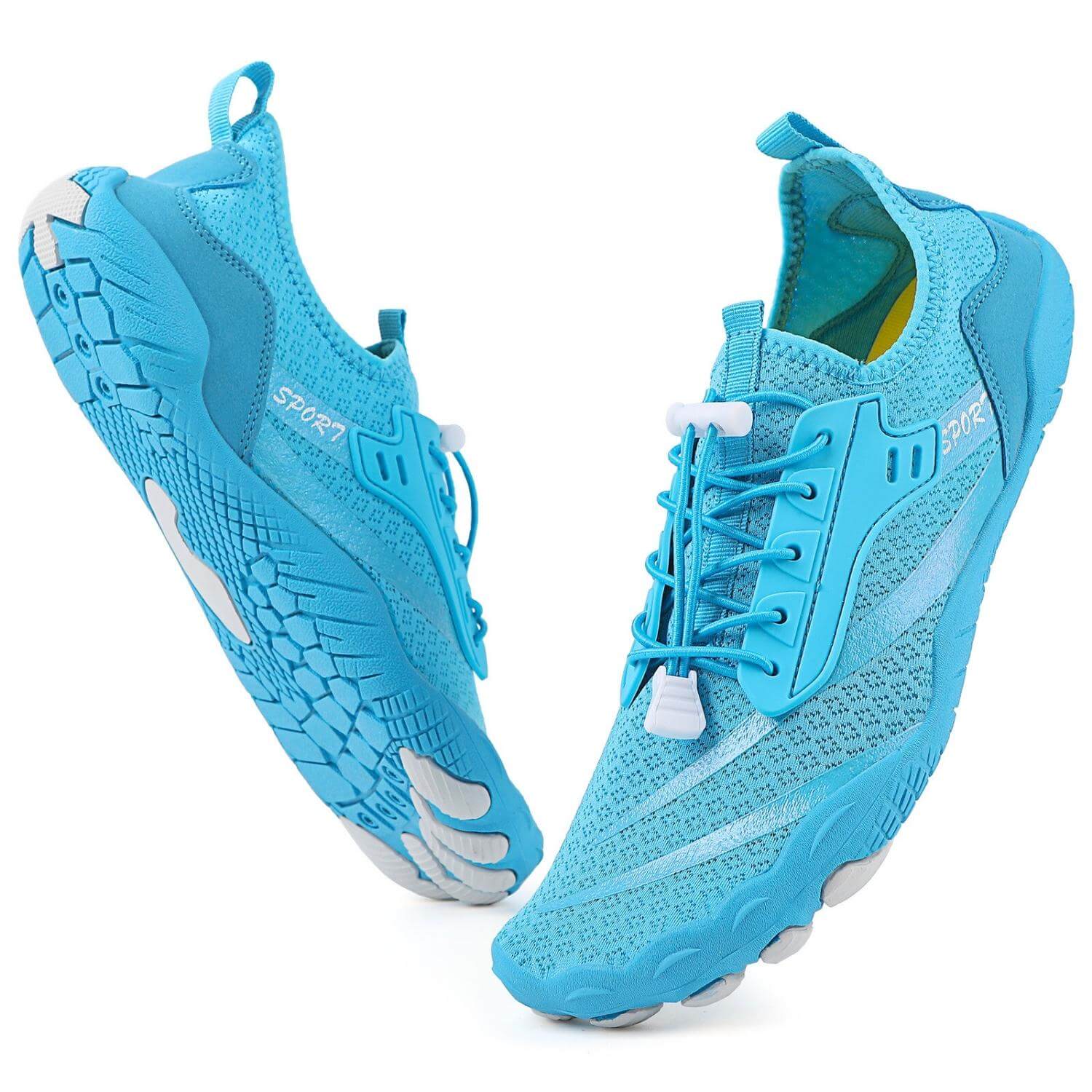 Lightweight Flexible Minimalist Shoes with Wide Toe Space