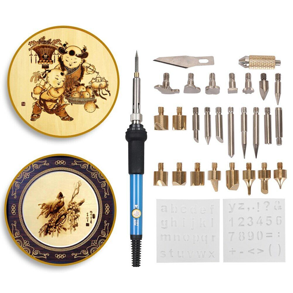Woodburning Kit for Crafting – Pyrography Tool for Wood and Leather