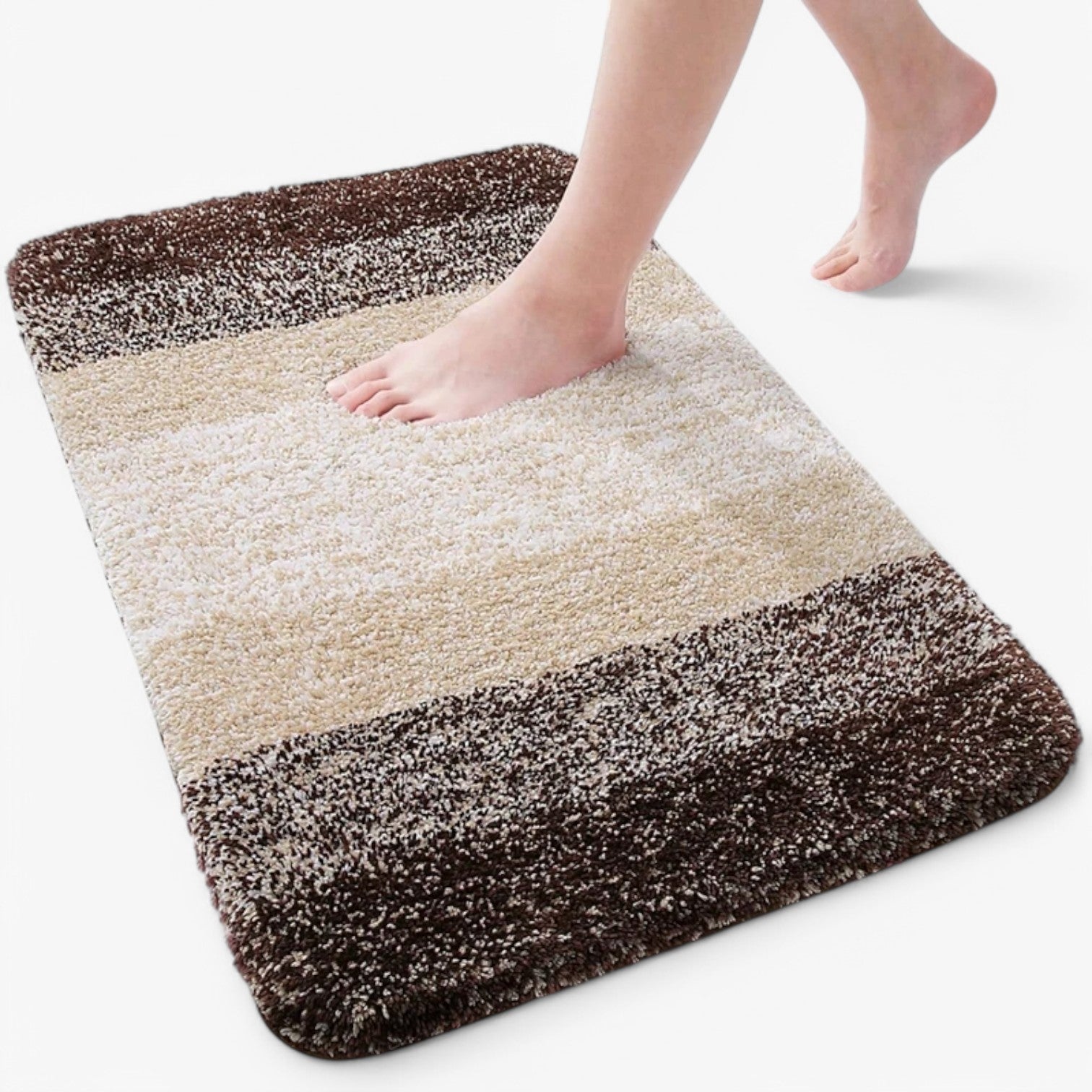 Luxurious Quick-Dry Bath Rug with Non-Slip Grip