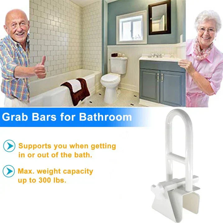 Secure Bathroom Support Handle – No-Drill Grab Bar for Safety