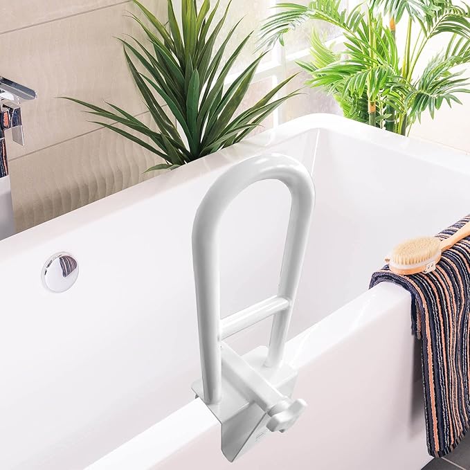 Secure Bathroom Support Handle – No-Drill Grab Bar for Safety