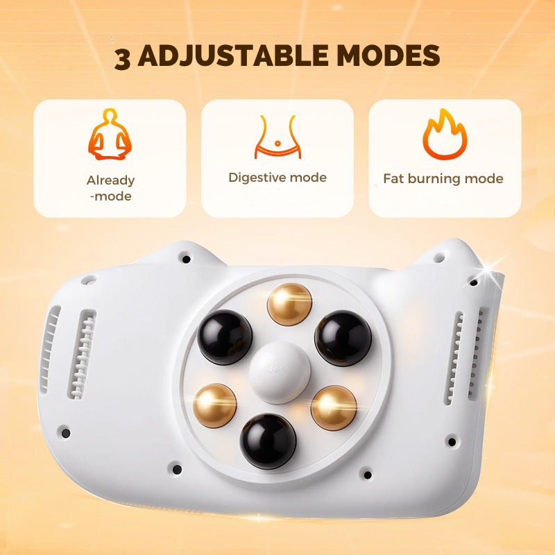 Abdominal Massage Device with Heat and Vibration – Aids Digestion