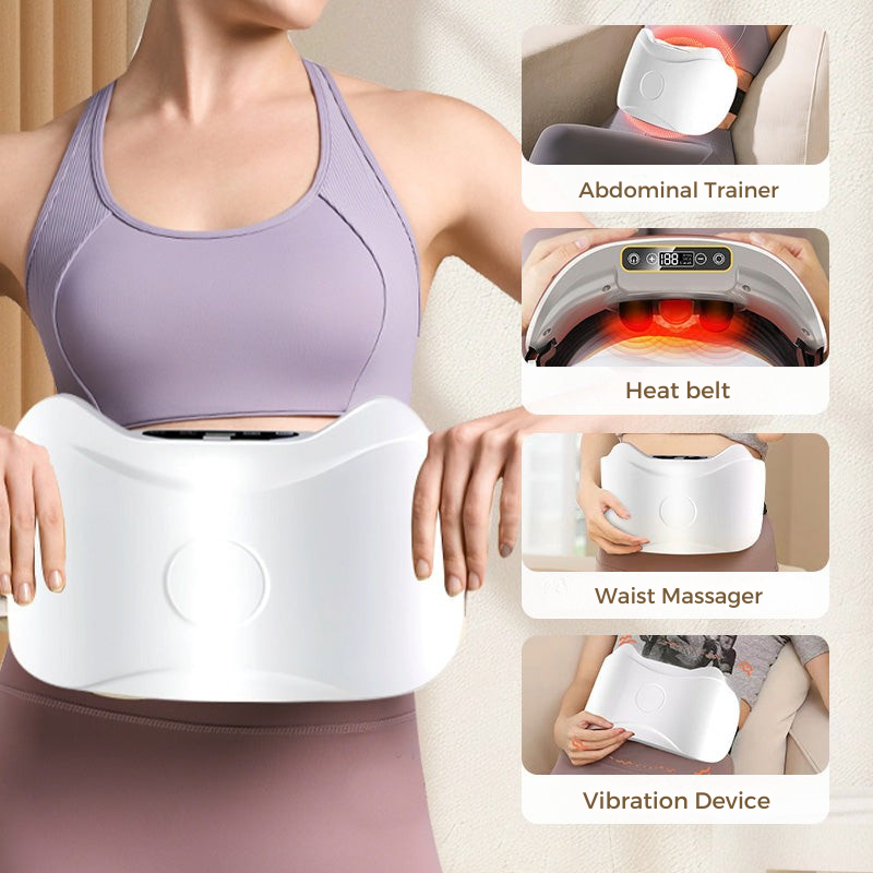 Abdominal Massage Device with Heat and Vibration – Aids Digestion