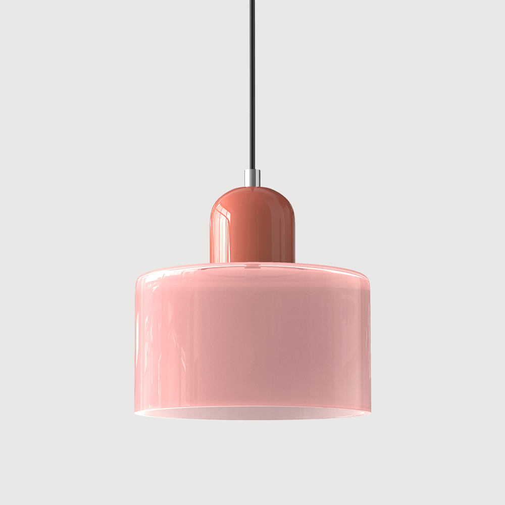 Modern Glass Pendant Light Inspired by Bauhaus Design for Interiors