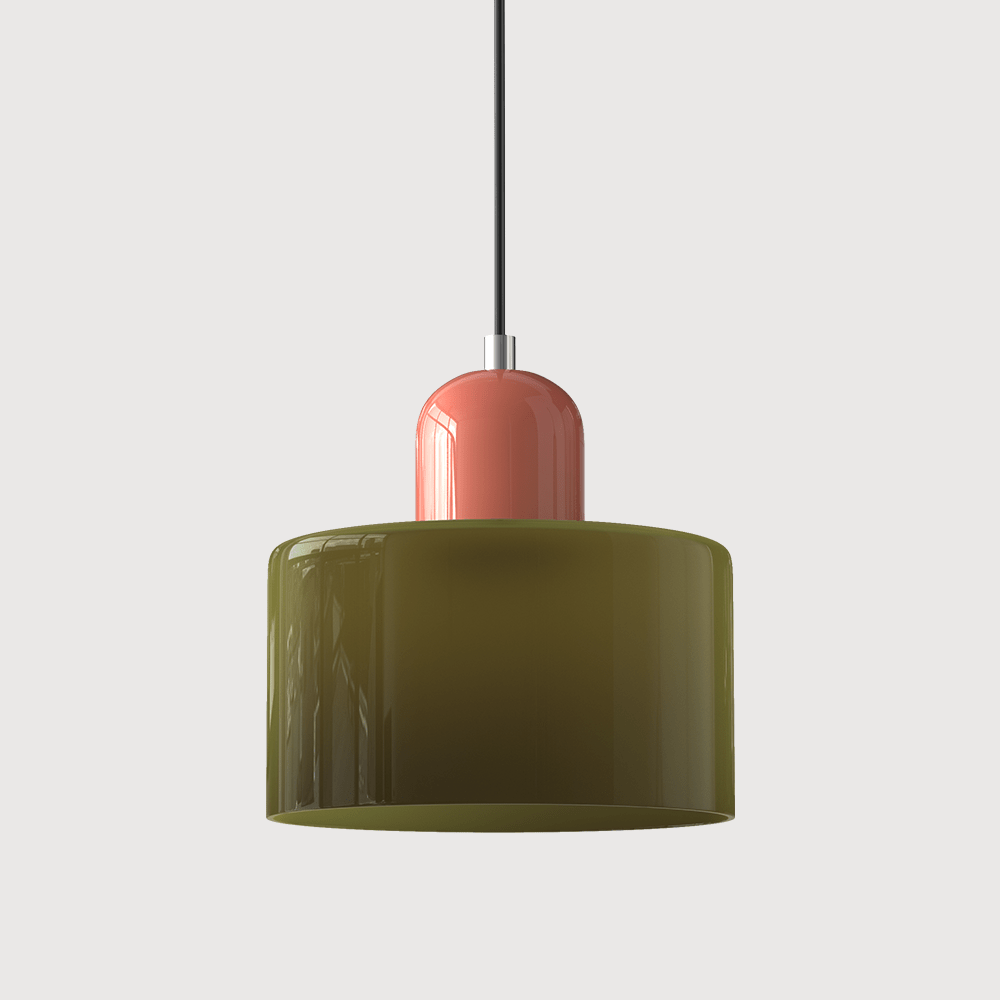 Modern Glass Pendant Light Inspired by Bauhaus Design for Interiors