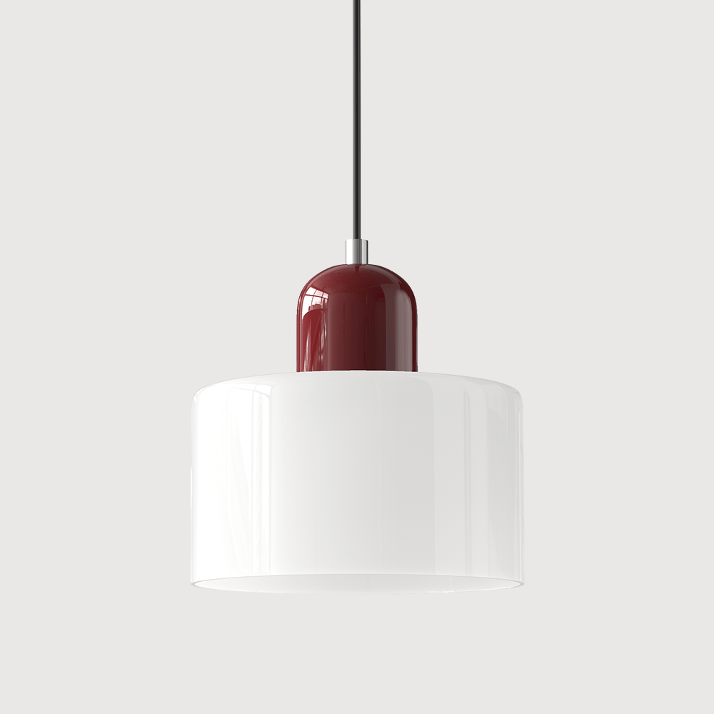 Modern Glass Pendant Light Inspired by Bauhaus Design for Interiors