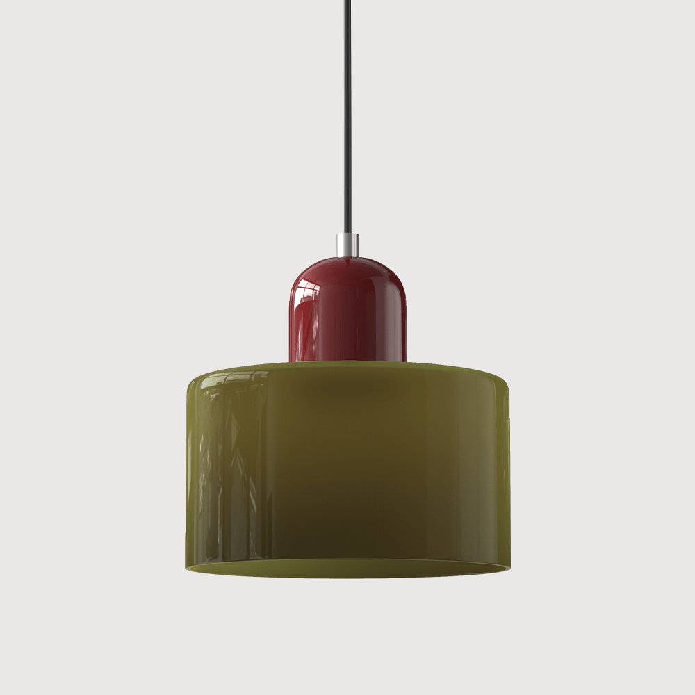 Modern Glass Pendant Light Inspired by Bauhaus Design for Interiors