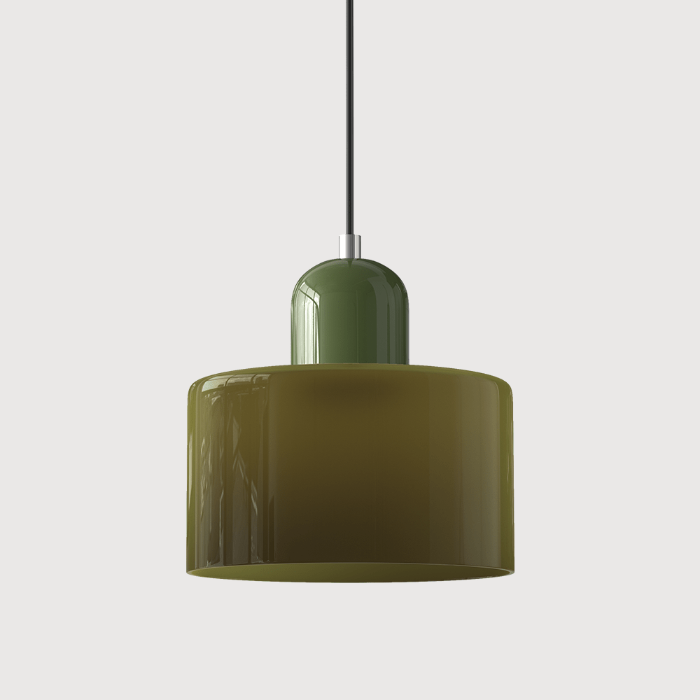 Modern Glass Pendant Light Inspired by Bauhaus Design for Interiors