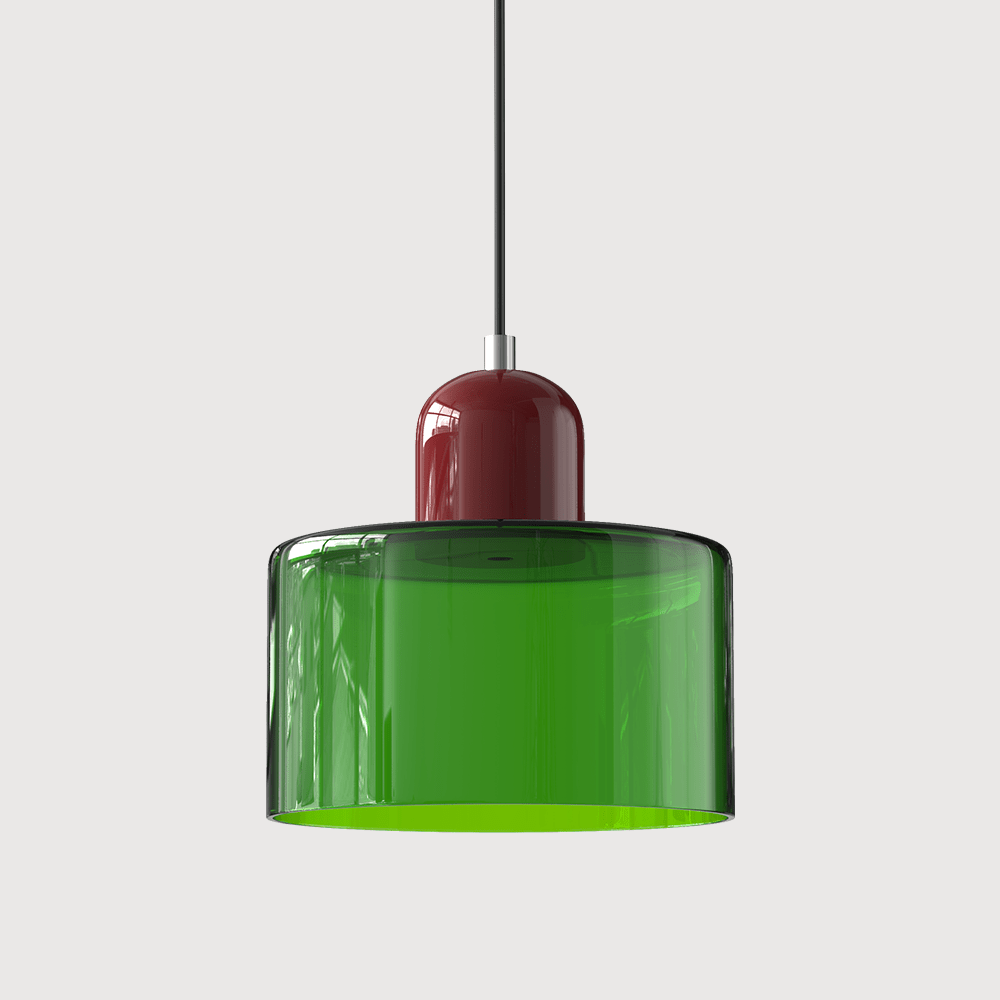 Modern Glass Pendant Light Inspired by Bauhaus Design for Interiors
