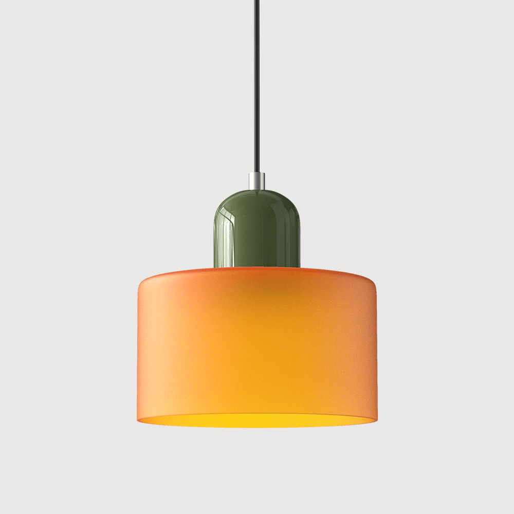 Modern Glass Pendant Light Inspired by Bauhaus Design for Interiors