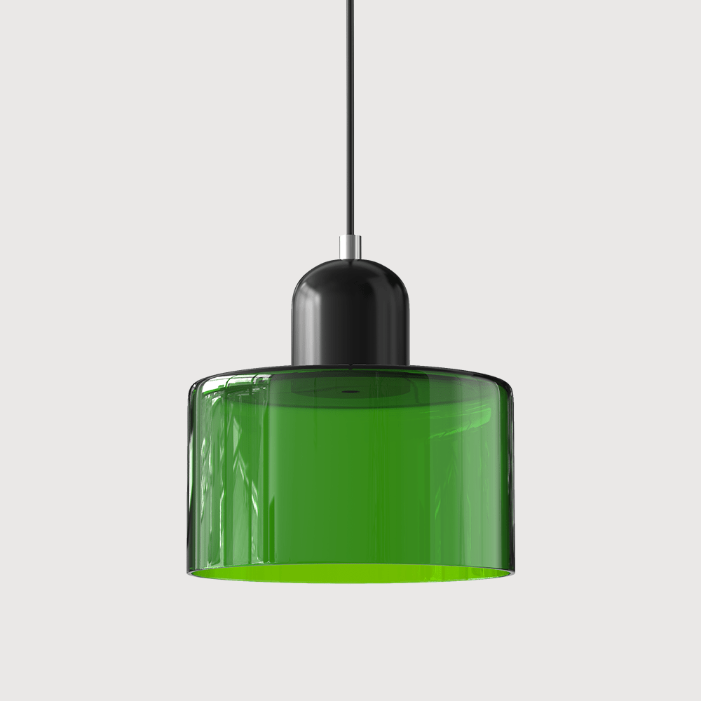 Modern Glass Pendant Light Inspired by Bauhaus Design for Interiors