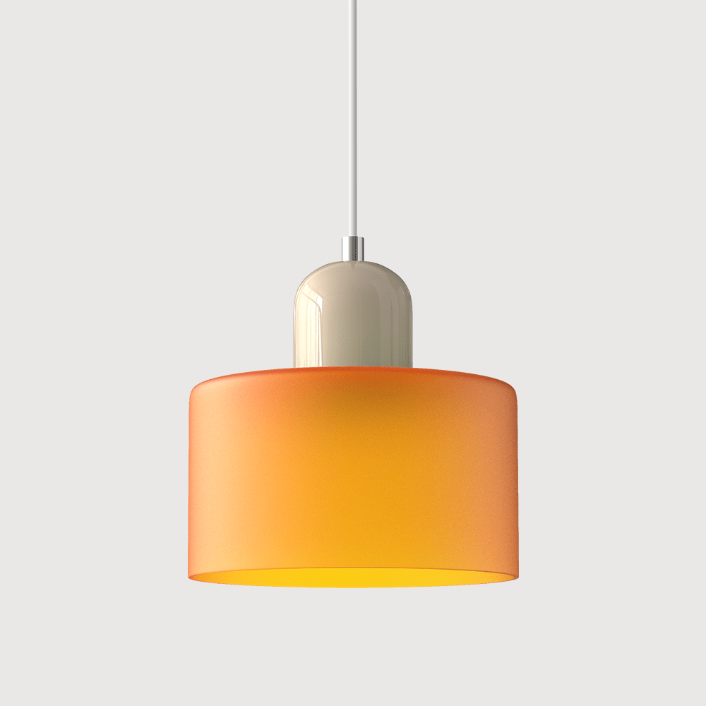 Modern Glass Pendant Light Inspired by Bauhaus Design for Interiors
