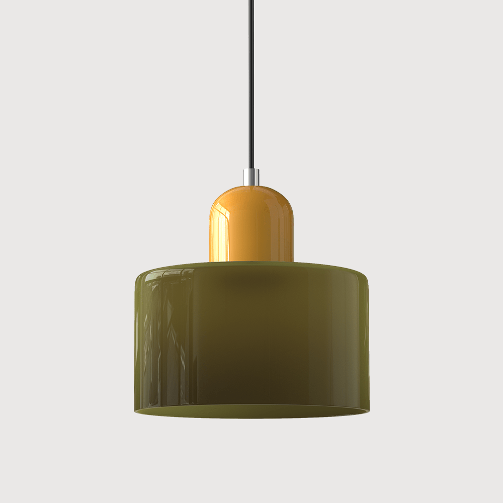 Modern Glass Pendant Light Inspired by Bauhaus Design for Interiors