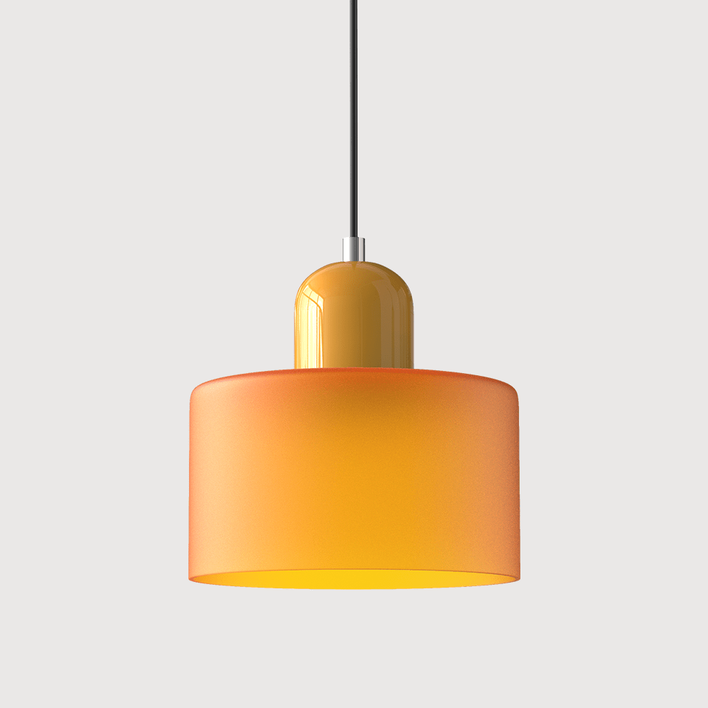 Modern Glass Pendant Light Inspired by Bauhaus Design for Interiors