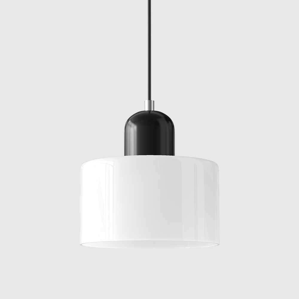 Modern Glass Pendant Light Inspired by Bauhaus Design for Interiors