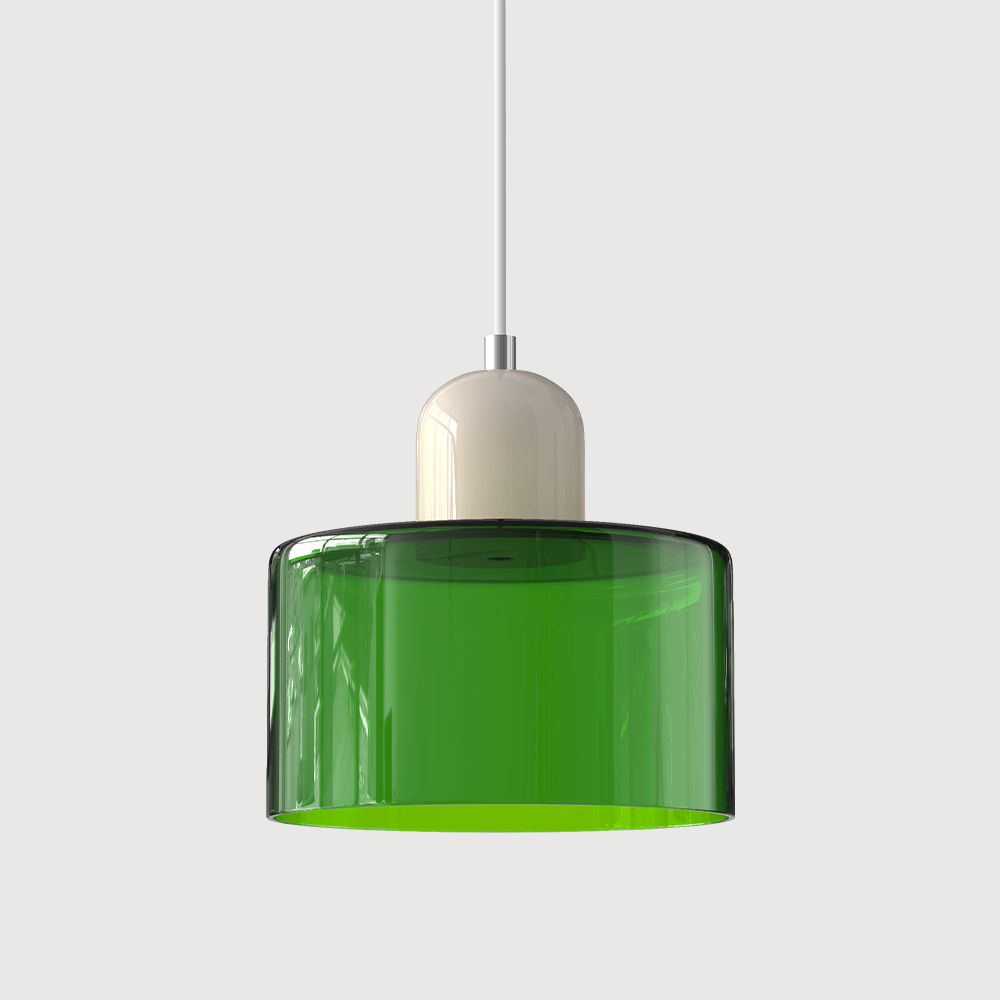 Modern Glass Pendant Light Inspired by Bauhaus Design for Interiors