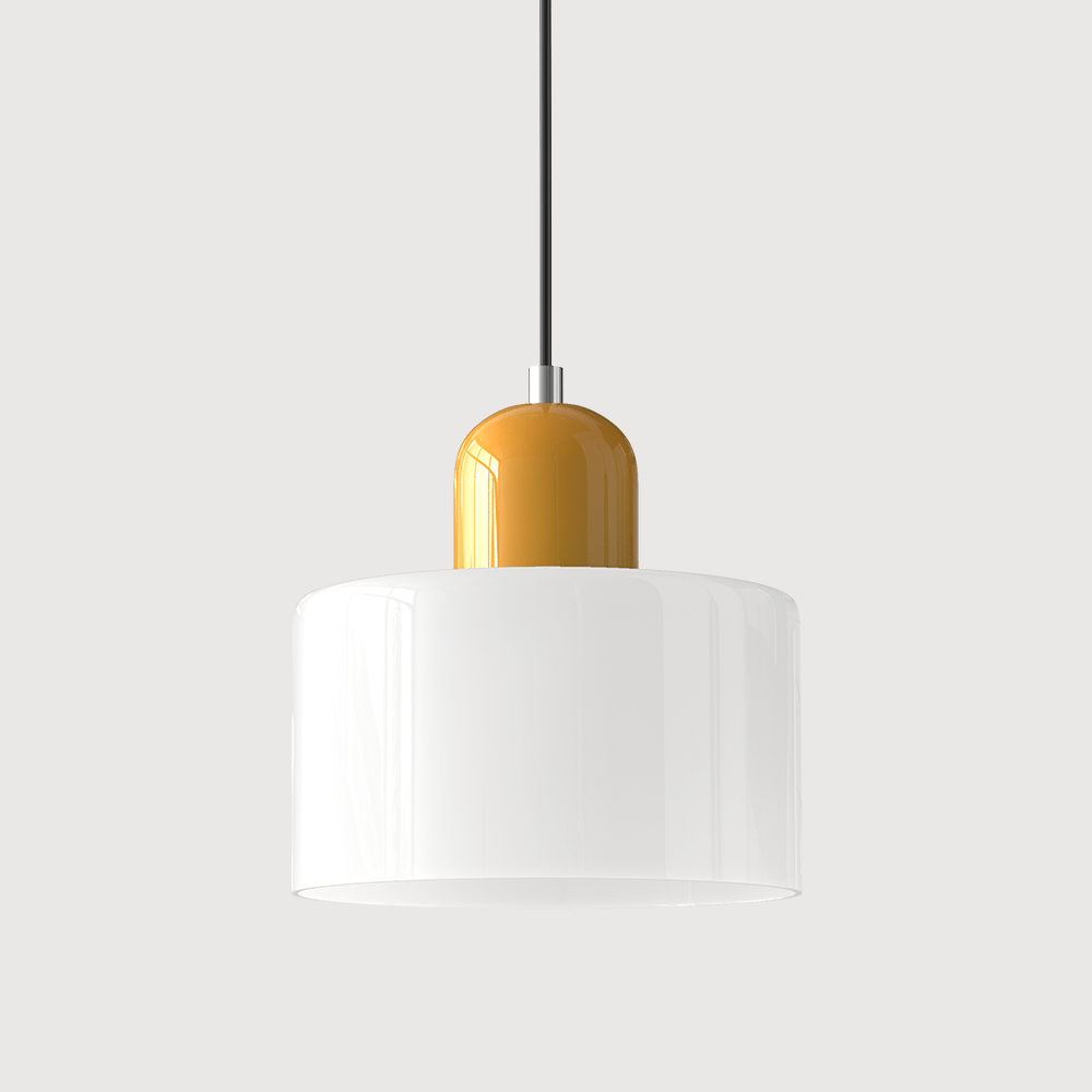 Modern Glass Pendant Light Inspired by Bauhaus Design for Interiors