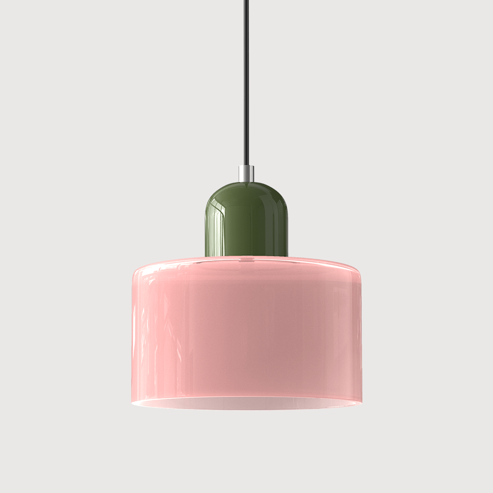 Modern Glass Pendant Light Inspired by Bauhaus Design for Interiors