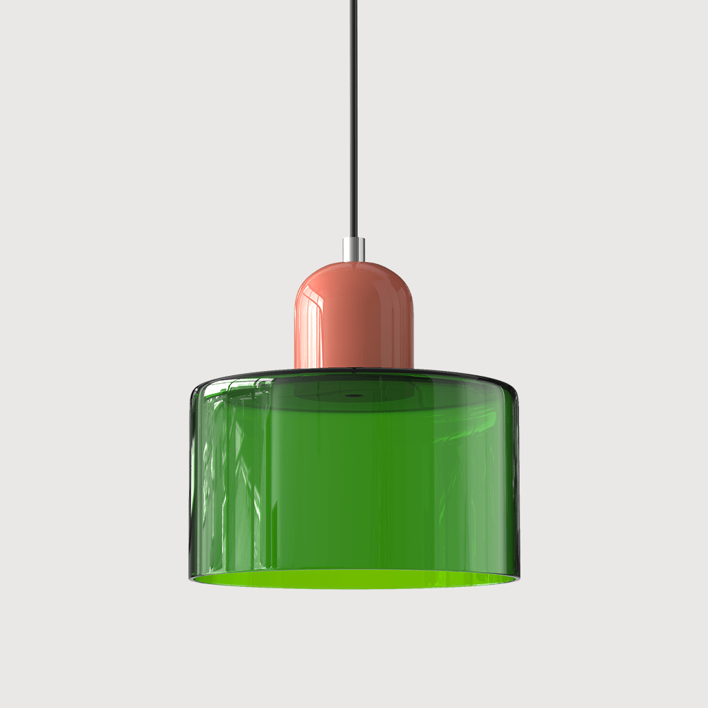 Modern Glass Pendant Light Inspired by Bauhaus Design for Interiors