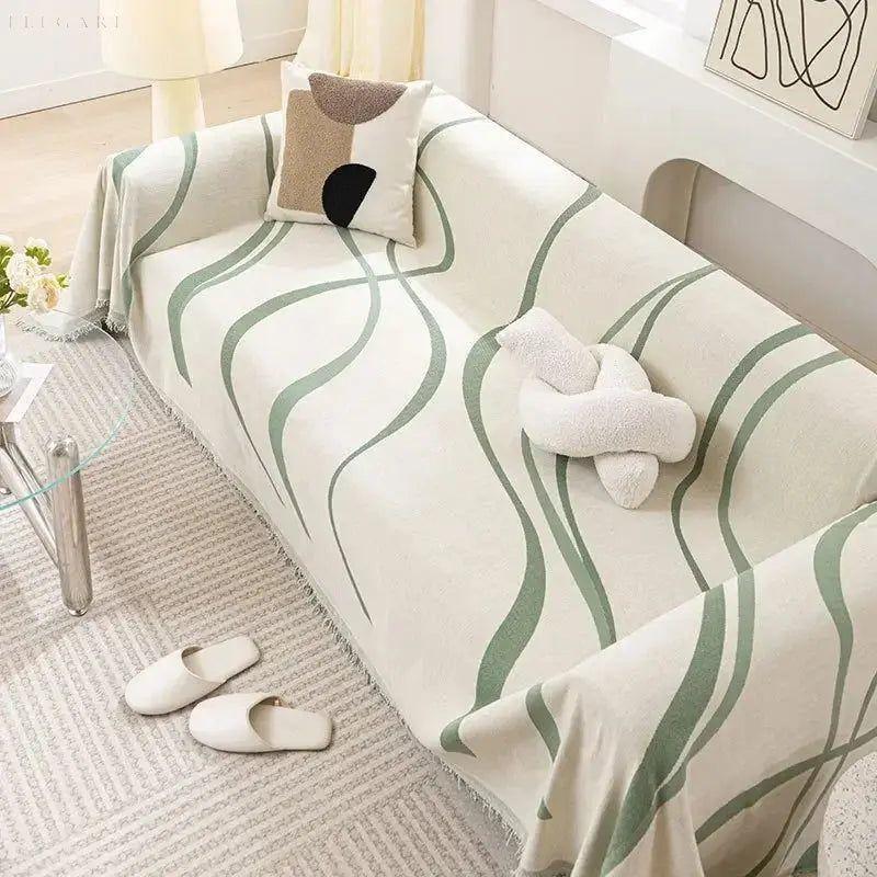 Luxurious Reversible Sofa Protector – Chic and Functional