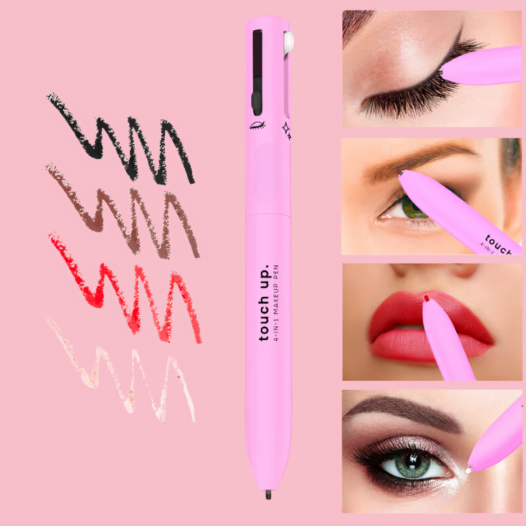 Makeup Essentials Set - Four Tools in One Convenient Pen