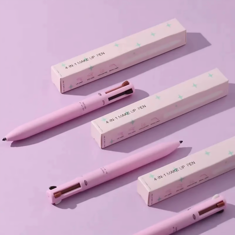 Makeup Essentials Set - Four Tools in One Convenient Pen