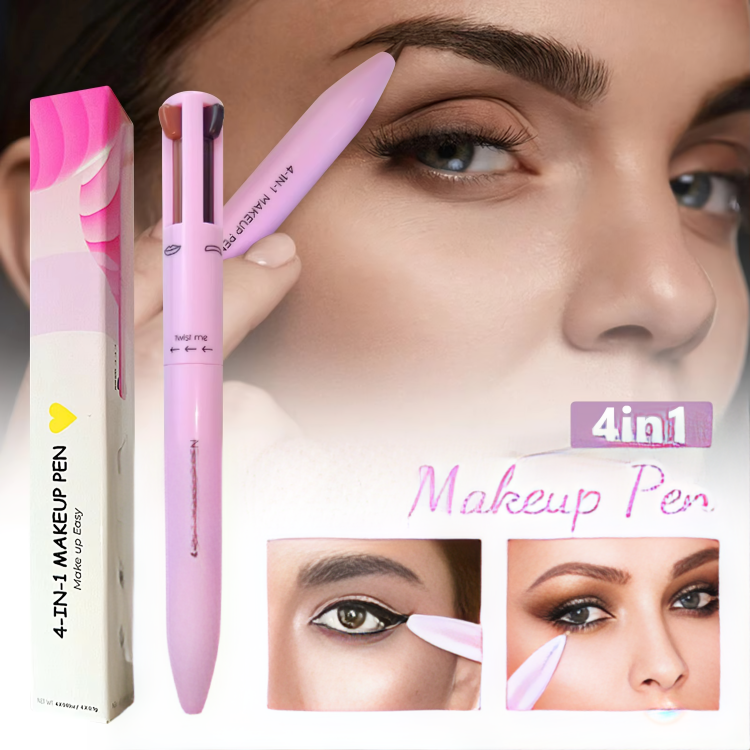Makeup Essentials Set - Four Tools in One Convenient Pen