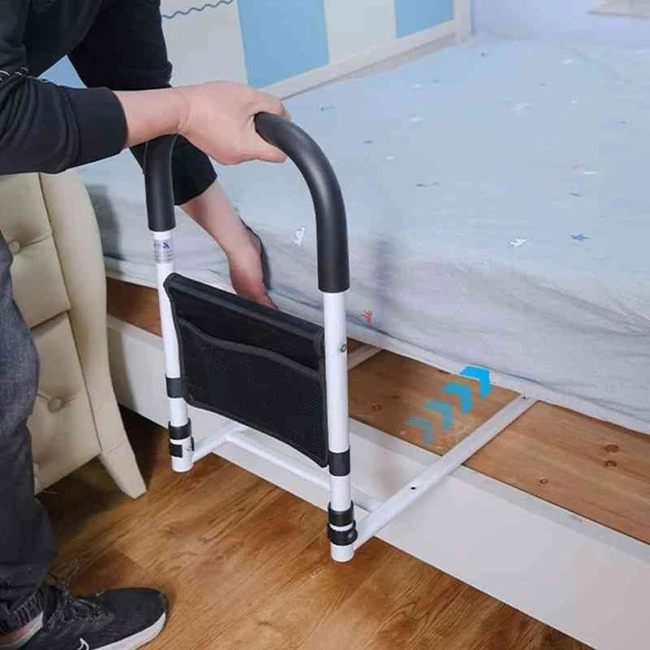 Adjustable Bedside Support Rail for Enhanced Safety
