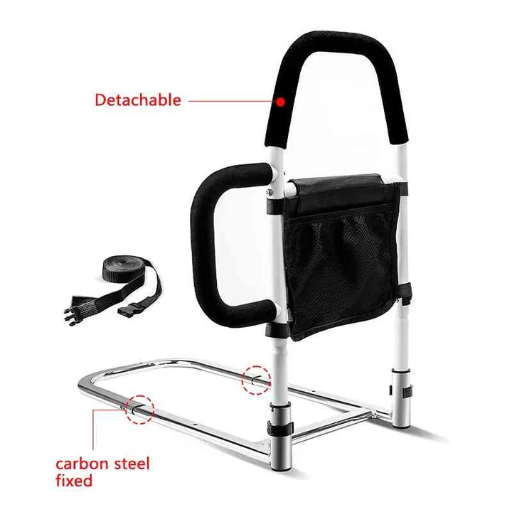 Adjustable Bedside Support Rail for Enhanced Safety