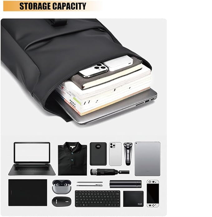 AquaVoyage Waterproof Travel Backpack with USB Charger