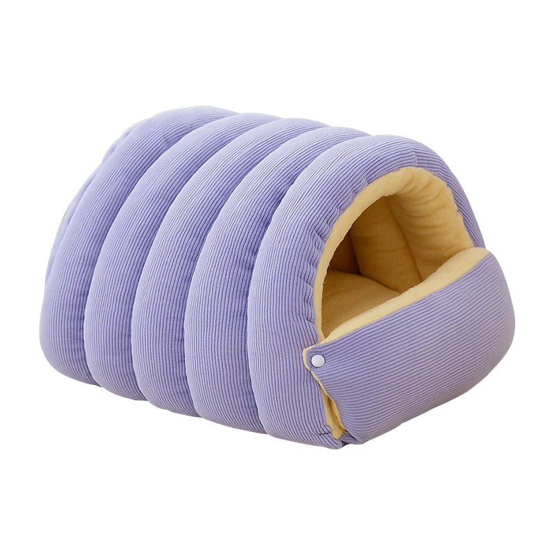 Pet Cave Bed | Cozy Retreat for Animals | Warm Fleece Dream