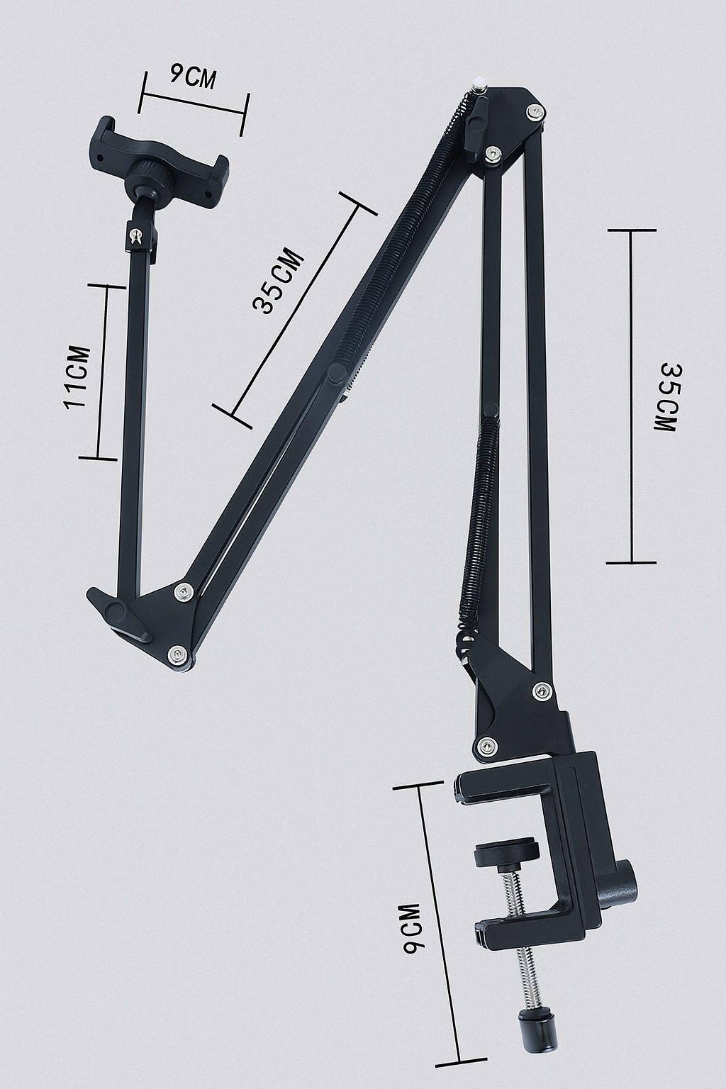 ErgoView Adjustable Tablet Stand for Effortless Viewing