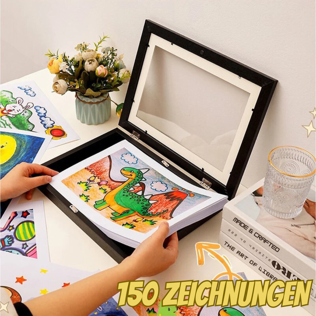Magnetic Closure Picture Frame with Front Opening for Easy Artwork Change